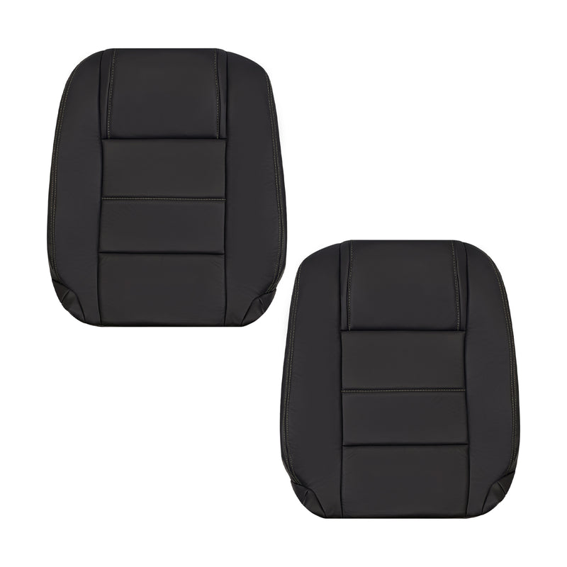 2005-2009 Ford Mustang GT V6 black leather driver bottom seat cover