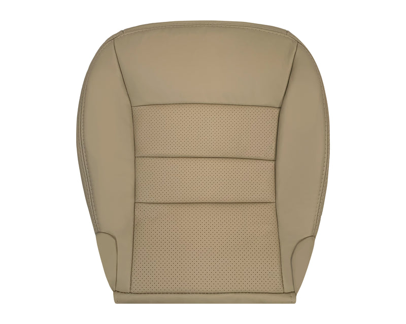 2005 - 2013 Corvette C6 Genuine Leather OR Synthetic Leather Replacement Seat Covers In Tan Driver Passenger Bottom Cushion Cover