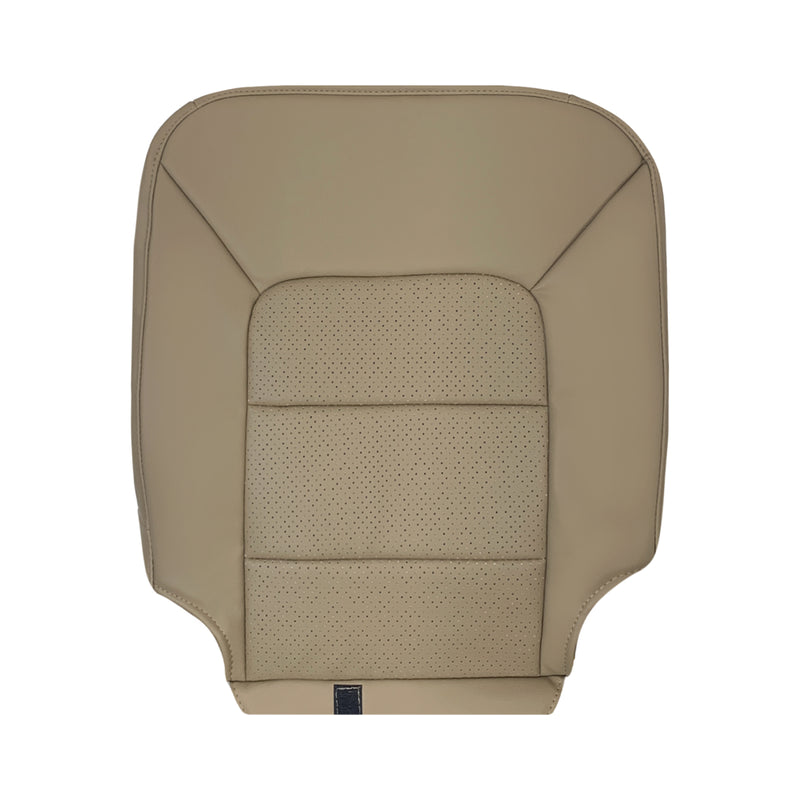 2005 2006 For Ford Expedition Limited Leather Driver Passenger Bottom Perforated Tan Seat Cover