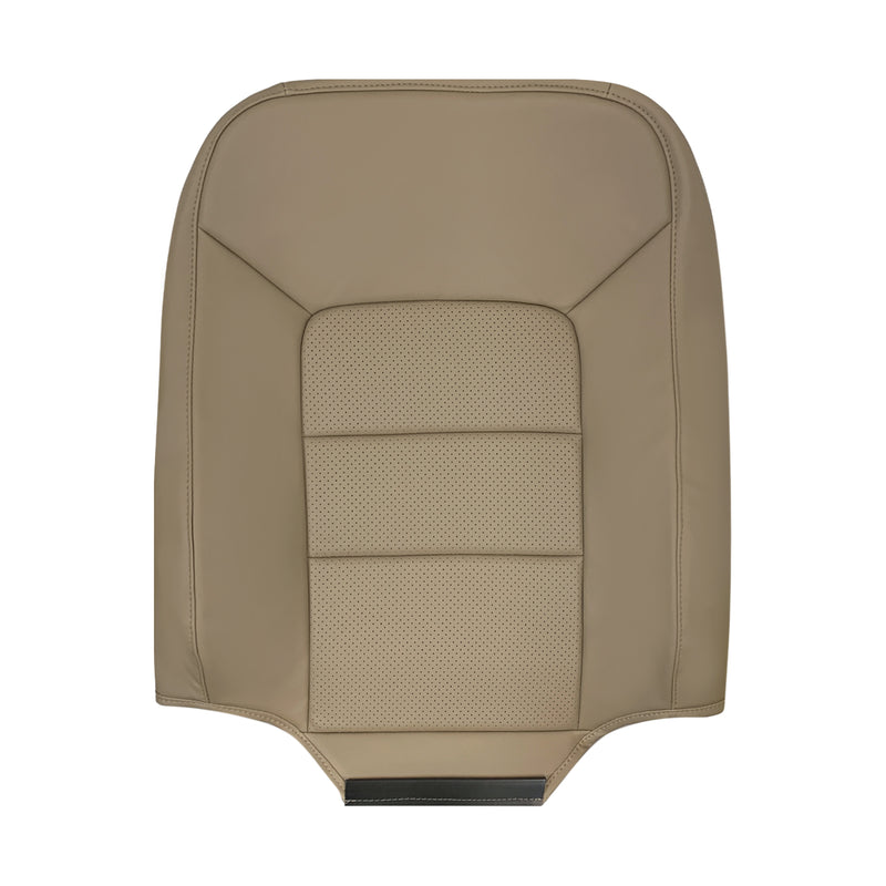 2005 2006 For Ford Expedition Limited Leather Driver Passenger Bottom Perforated Tan Seat Cover 