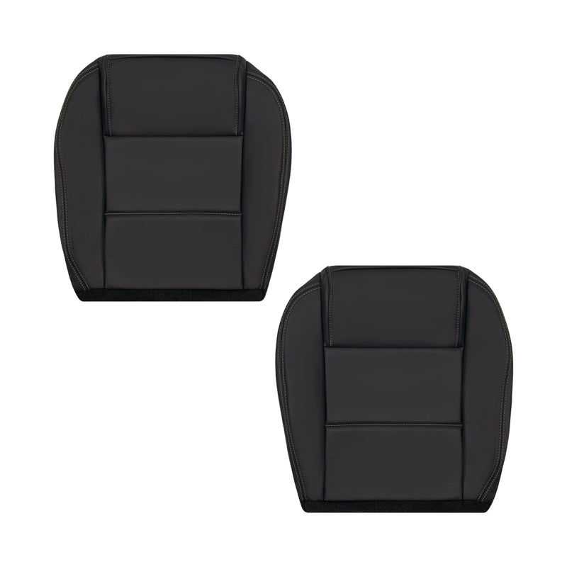 2005-2009 Ford Mustang Driver Passenger black leather driver lean back replacement seat cover
