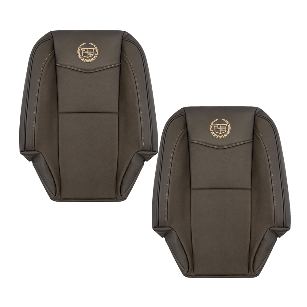 2007-2014 Cadillac Escalade Platinum Edition Second Row Replacement Leather Seat Covers Brown