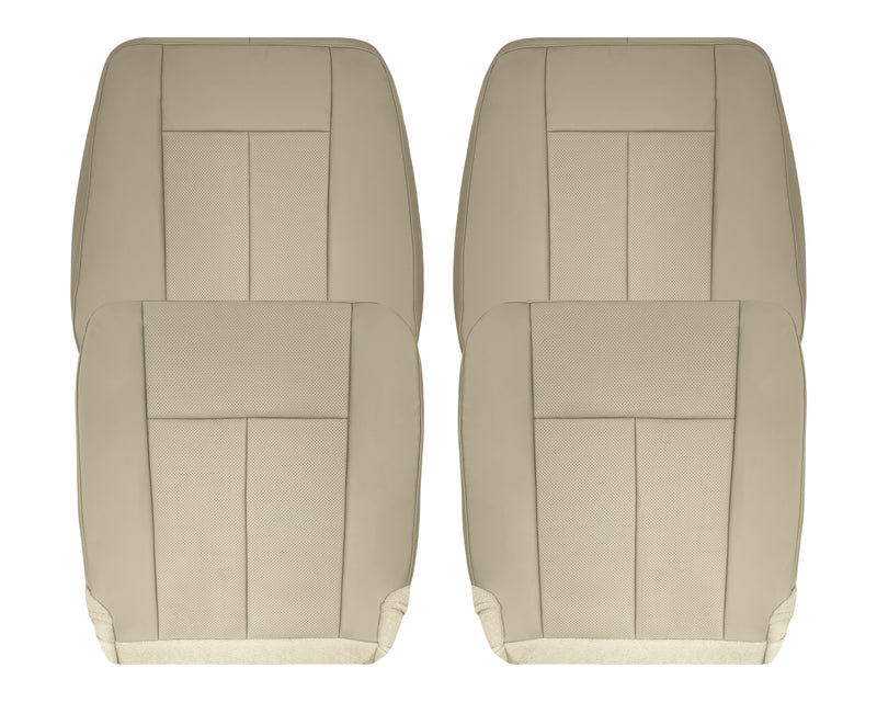 2007-2014 Ford Expedition Perforated Replacement Seat Cover in Camel Tan