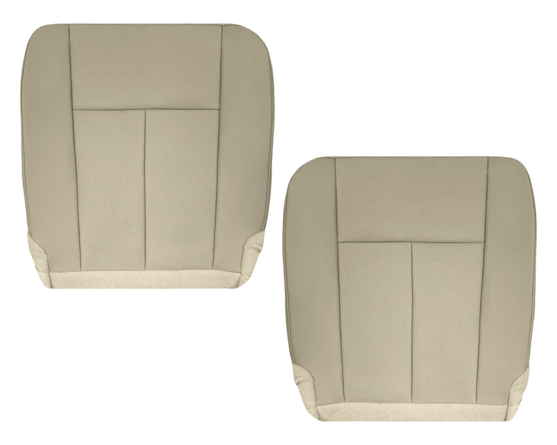 2007-2014 Ford Expedition Perforated Replacement Seat Cover in Camel Tan