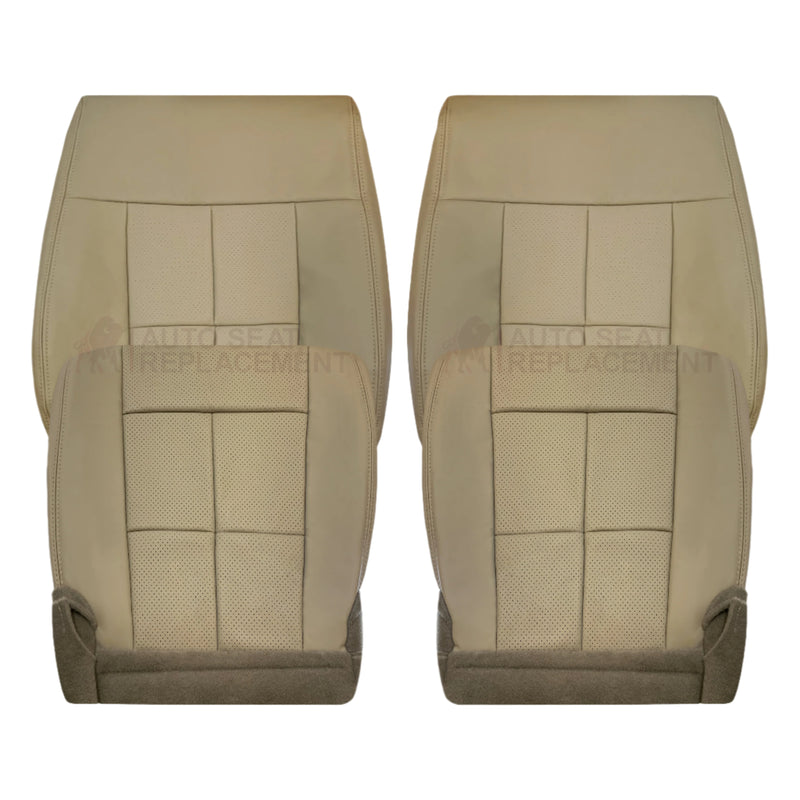 2007-2014 Lincoln Navigator Replacement Seat Covers In Camel Tan Driver Passenger
