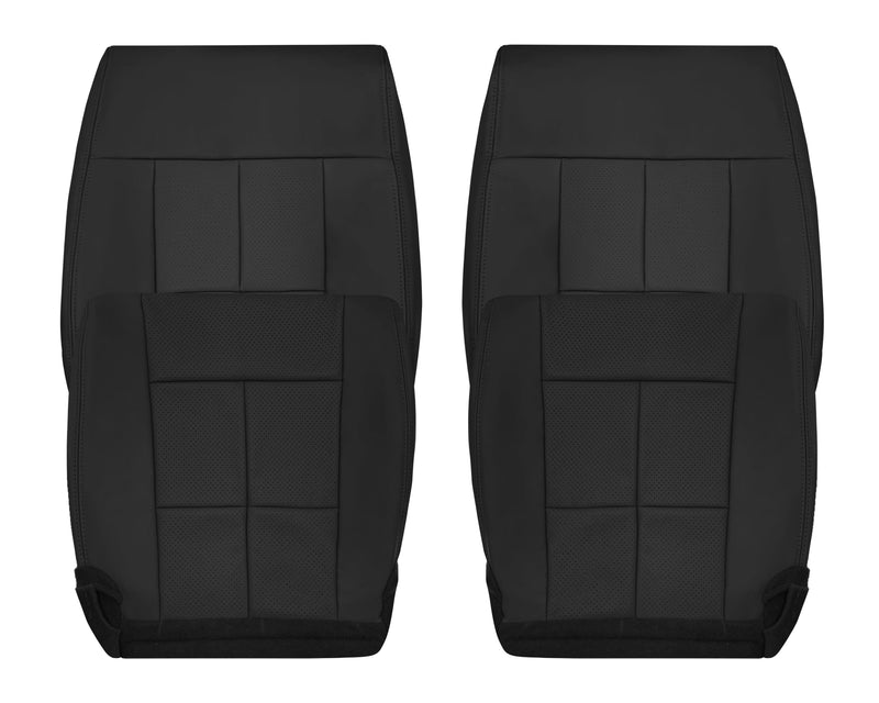 2007-2014 Lincoln Navigator Seat Cover Replacement in Black Leather or Synthetic Leather Vinyl For driver or passenger side 