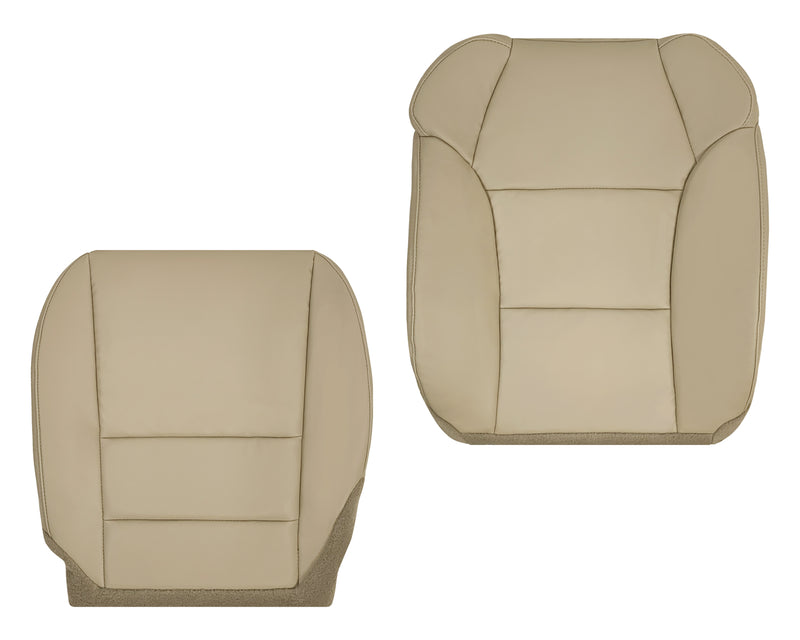 For2007_2013_Acura_MDX_Driver_Or_Passenger_Replacement_Seat_Covers_Non-Perforated_Tan