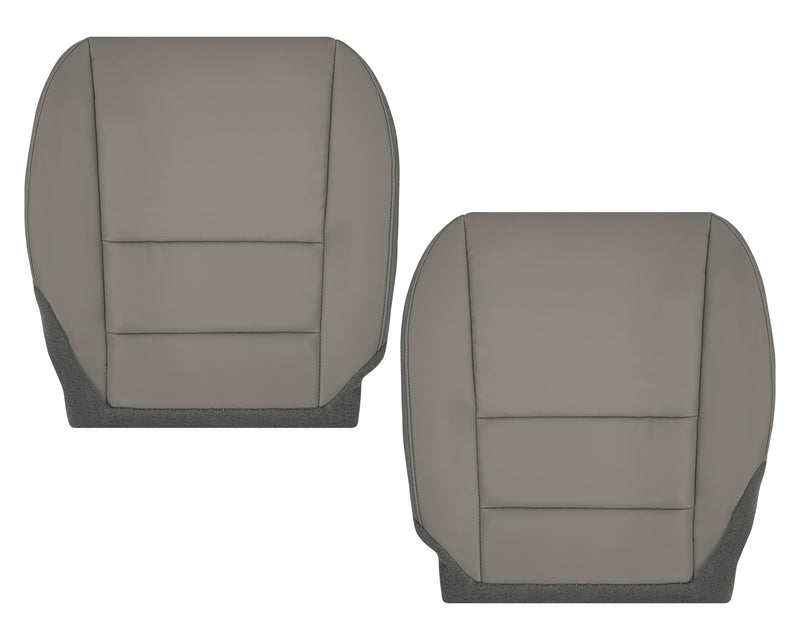 2007 2008 2009 2010 2011 2012 2013 Acura MDX Front Driver OR Passenger Side Bottom Or Top Back Top Replacement Seat Cushion Cover in Gray