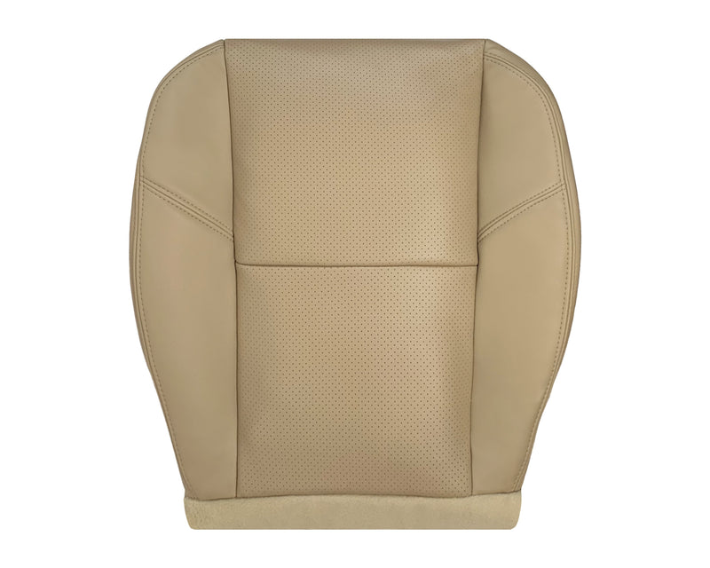 2007-2008 Cadillac Escalade Perforated Seat Cover Replacement in VERY Light Cashmere Tan