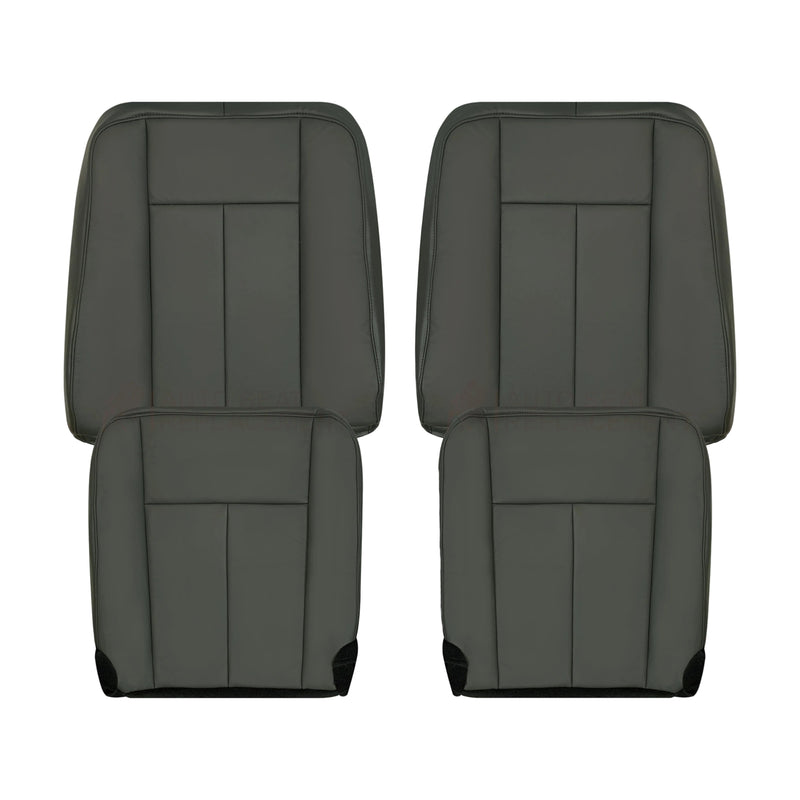 2007_2008 Ford Expedition xlt Dark Gray Leather Seat Covers