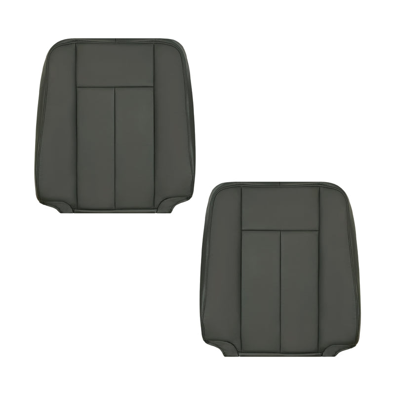 2007-2014 Ford Expedition XLT dark gray replacement seat cover in genuine leather or synthetic leather