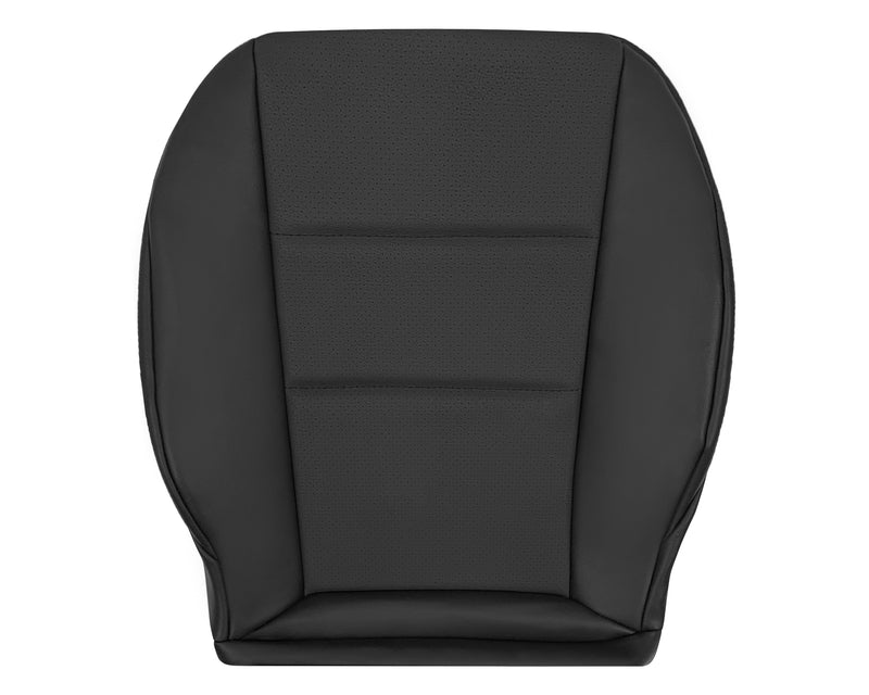 2008-2012 Mercedes Benz GLK250, GLK-350 Driver OR Passenger Bottom Replacement Leather Seat Cover: Perforated Black