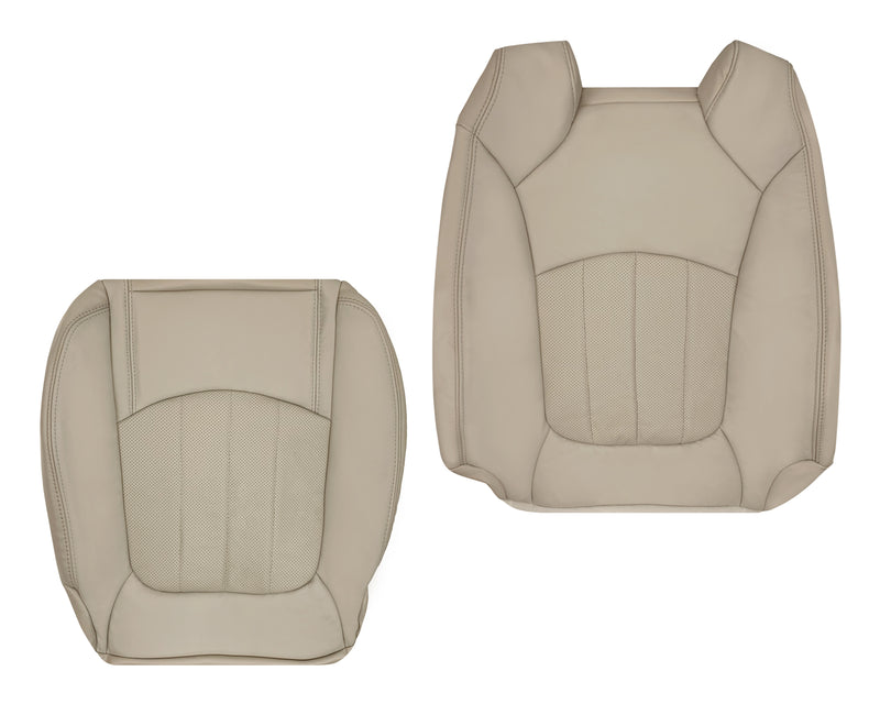 2008_2009_2010_2011_2012 Buick Enclave Driver Passenger Replacement Seat Covers In Tan