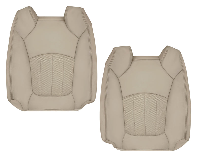 2008-2012 Buick Enclave Perforated Replacement Seat Covers In Tan