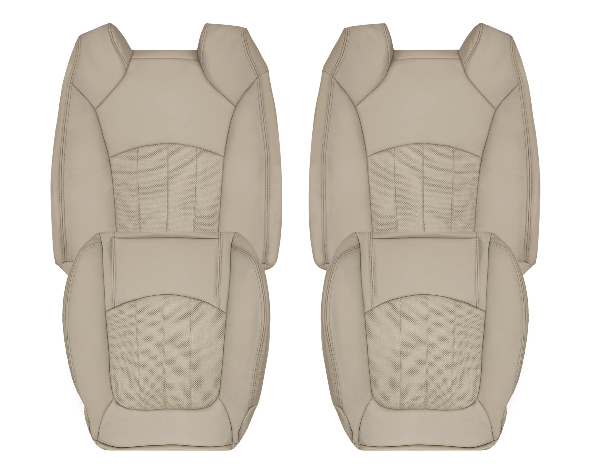 2007, 2008, 2009 GMC Yukon XL 1500 Denali Driver Bottom Leather Seat Cover Black