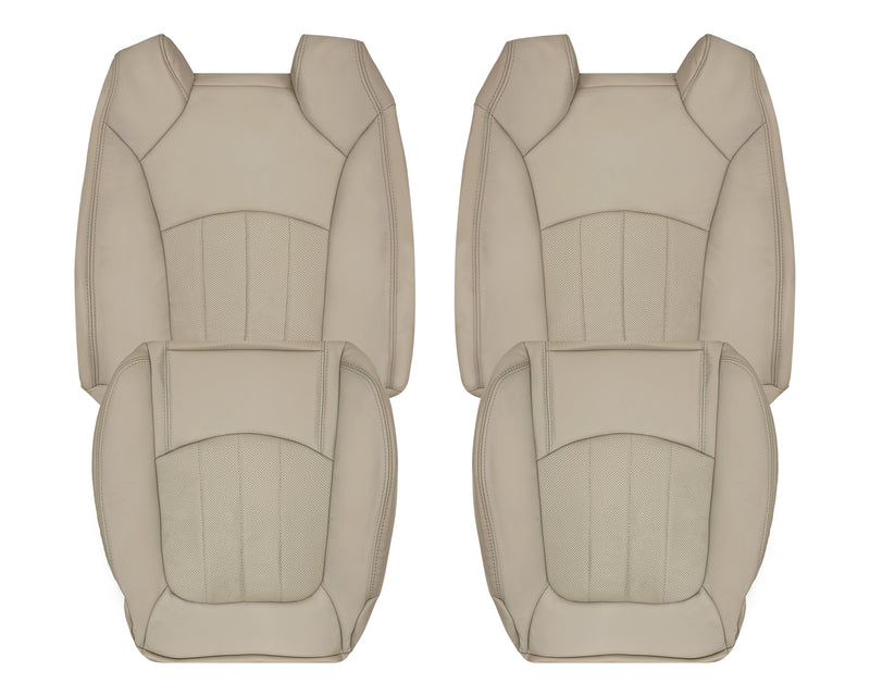 2008-2012 Buick Enclave Perforated Replacement Seat Covers In Tan