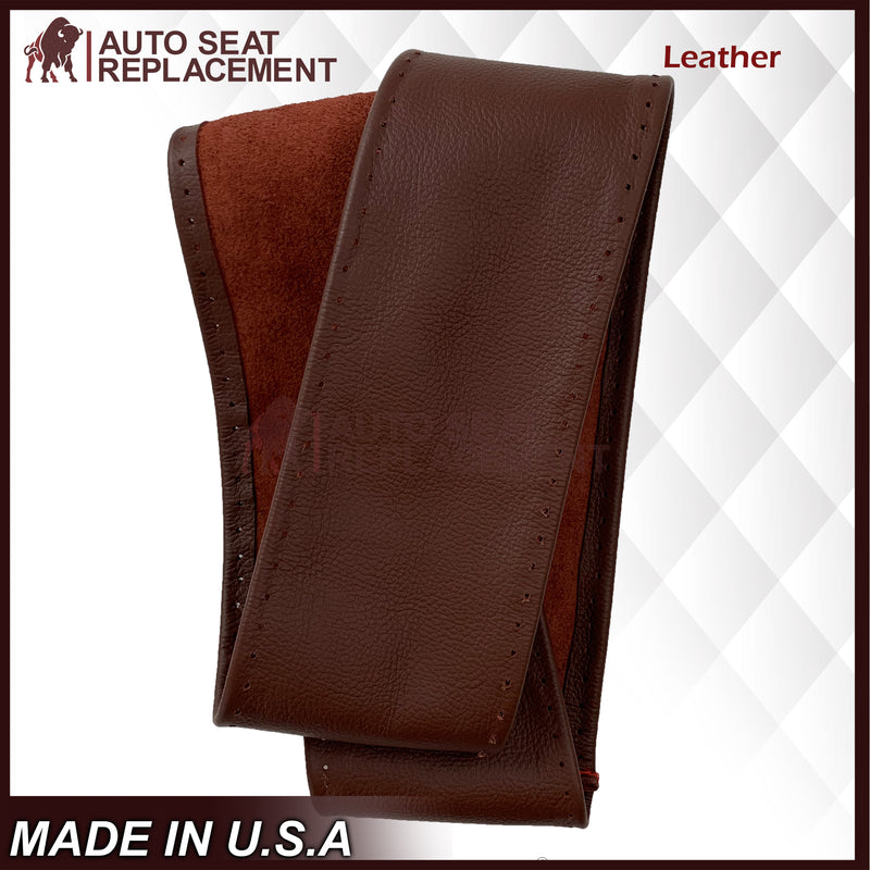 2011-2014 Ford F-250 F-350 King Ranch: Genuine Leather Steering Wheel Cover  + Lacing Thread and Flat head Needle - Auto Seat Replacement