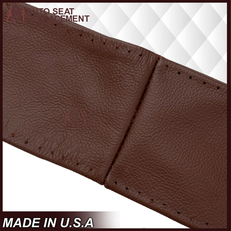 2011-2014 Ford F-250 F-350 King Ranch: Genuine Leather Steering Wheel Cover  + Lacing Thread and Flat head Needle - Auto Seat Replacement