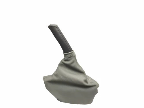 Platinum Gray Leather Handbrake Boot Cover For Subaru Forester 2009 2010 2011 2012 2013 - Auto Seat Replacement