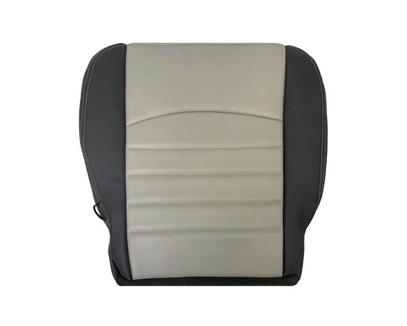 2009 2010 2011 2012 Dodge Ram Work Truck Replacement Vinyl Seat Covers 2-Tone Gray/Dark Gray: Choose your side