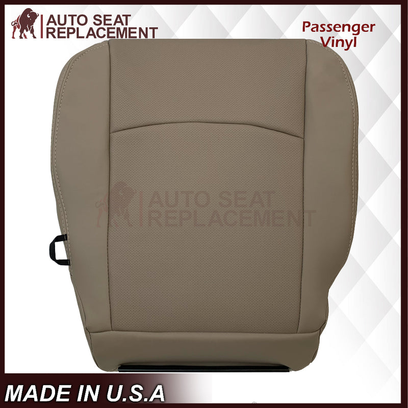 2009 - 2012 Dodge Ram 1500 2500 3500 Laramie Replacement Seat Cover in Light Pebble “Tan" With Perforated Inserts: Choose From Variants - Auto Seat Replacement