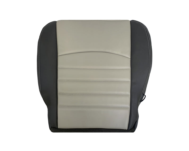 2009 2010 2011 2012 Dodge Ram Work Truck Replacement Vinyl Seat Covers 2-Tone Gray/Dark Gray: Choose your side