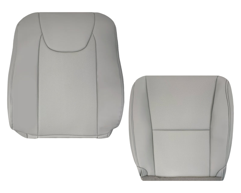 2010-2015 Lexus RX350 RX450H Replacement Synthetic Leather Seat Cover: Gray Perforated