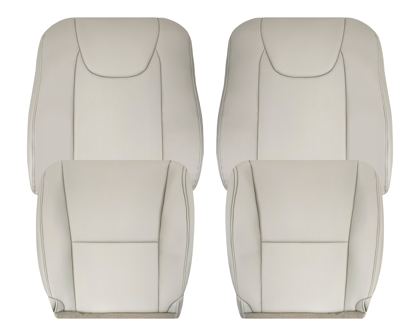 Driver Side Perforated Leather Seat Cover For Lexus RX350/RX450H 2010-2015 (Parchment Tan)
