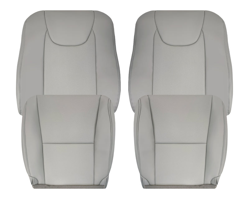 2010-2015 Lexus RX350 RX450 Replacement Synthetic Leather Seat Cover: Gray Perforated