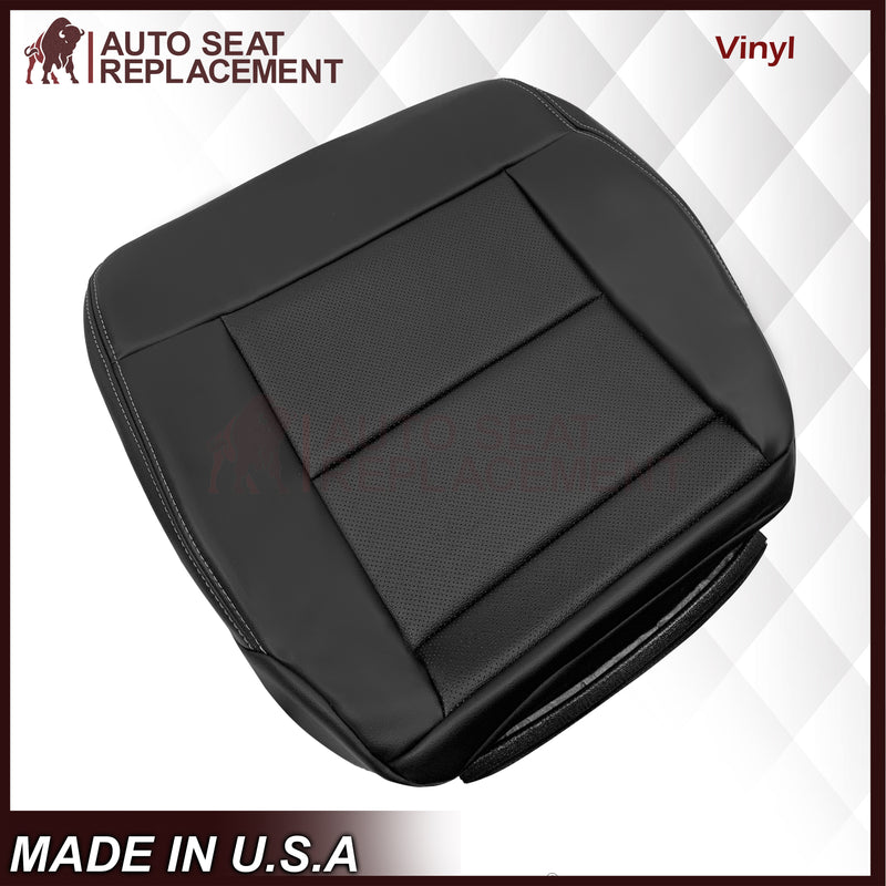 2010-2016 Fits Mercedes-Benz E200 black perforated MB-Tex style replacement upholstery