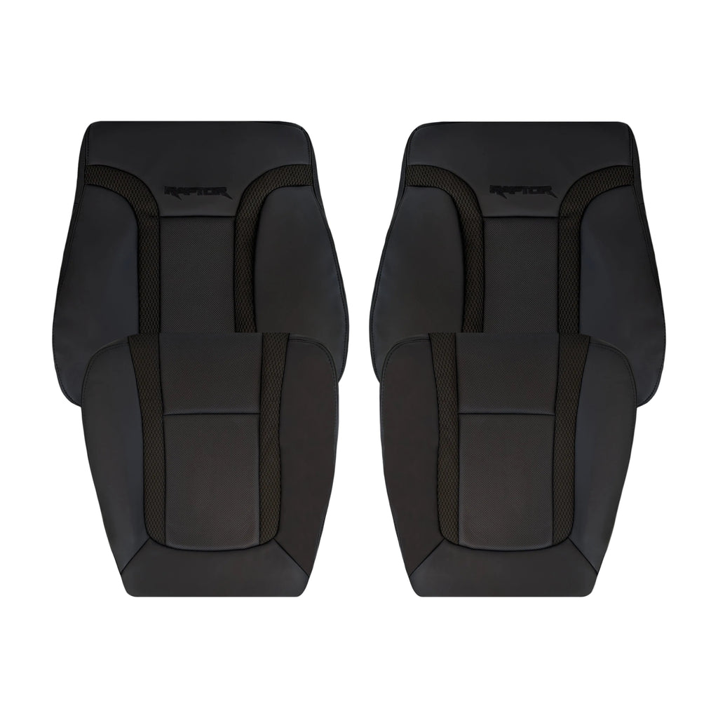 2010 2011 2012 2013 2014 Ford F150 Raptor Bottom Perforated Seat Cover in Black Choose: Leather or Vinyl - Auto Seat Replacement