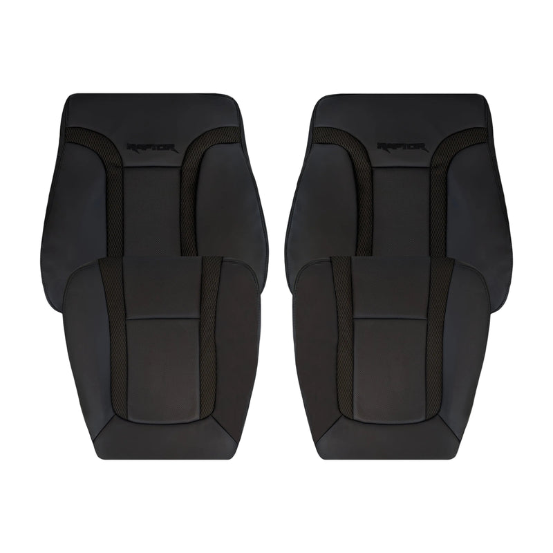 2010 2011 2012 2013 2014 Ford F150 Raptor Bottom Perforated Seat Cover in Black Choose: Leather or Vinyl - Auto Seat Replacement