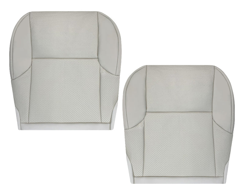 2010-2017 Lexus GX460 Replacement Perforated Synthetic Leather Seat Cover: Ecru “Off-White/Cream” Perforated - Auto Seat Replacement