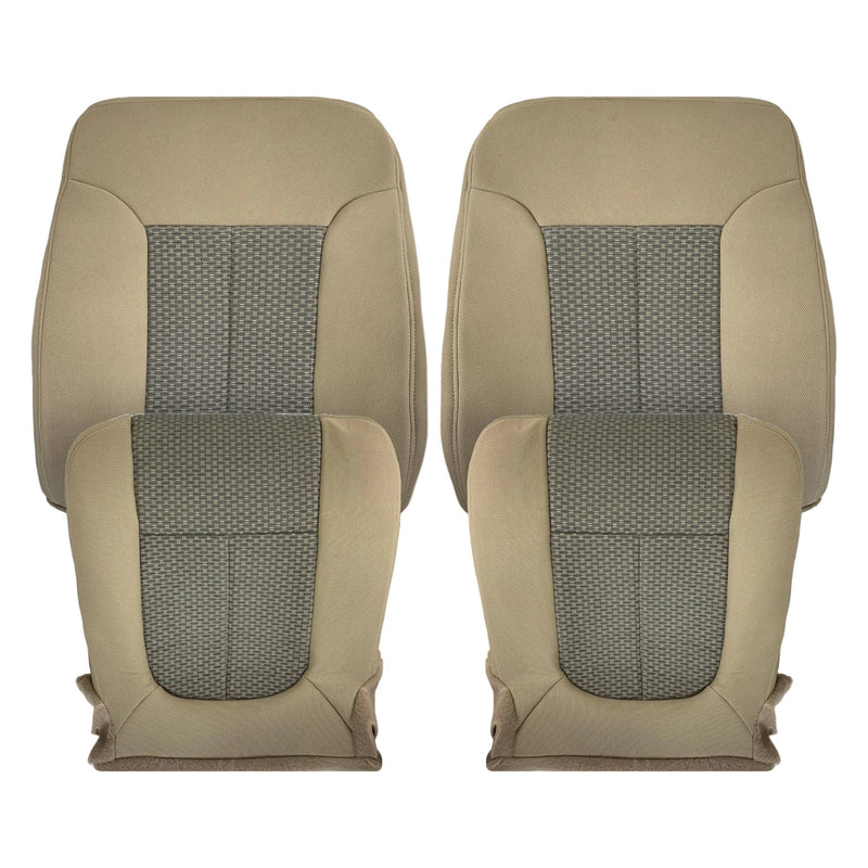 2011 2012 2013 2014 Ford F250 F350 F450 F550 XLT Truck Cloth Seat Cover In Tan: Choose Your Pieces - Auto Seat Replacement