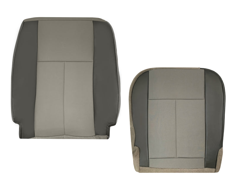 2012 - 2021 Nisan NV1500 NV2500 NV3500 Cargo Van Driver Passenger Top and Bottom Gray Seat Replacement Cushion Covers