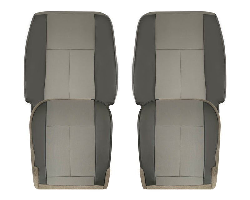 2012 - 2021 Nisan NV1500 NV2500 NV3500 Cargo Van Driver Passenger Top and Bottom Gray Seat Cushion Covers