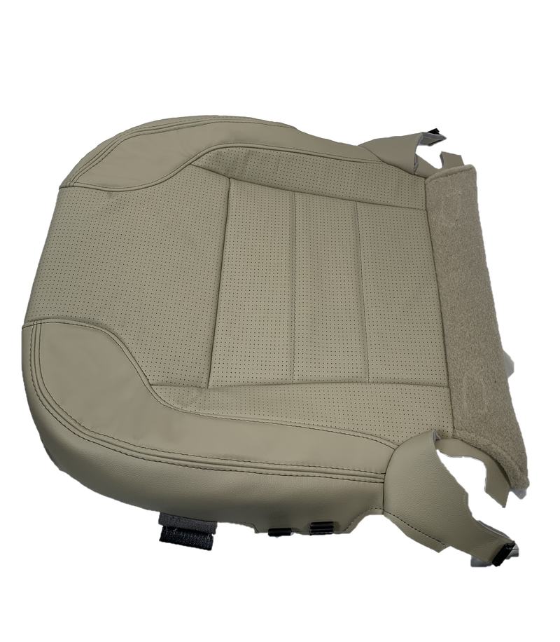 2013-2019 Ford Taurus Replacement Driver or Passenger Synthetic Leather Seat Cover Dune, Tan Perforated