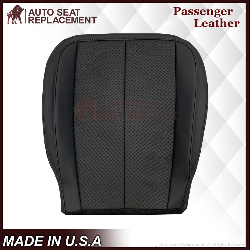 2013_2017_GMC_Terrain_Denali_Replacement_driver_passenger_Seat_Cover_Black_Perforated