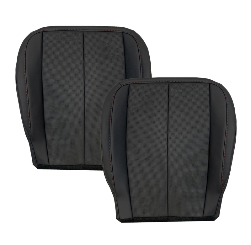 2013_2017_GMC_Terrain_Denali_Replacement_driver_passenger_Seat_Cover_Black_Perforated