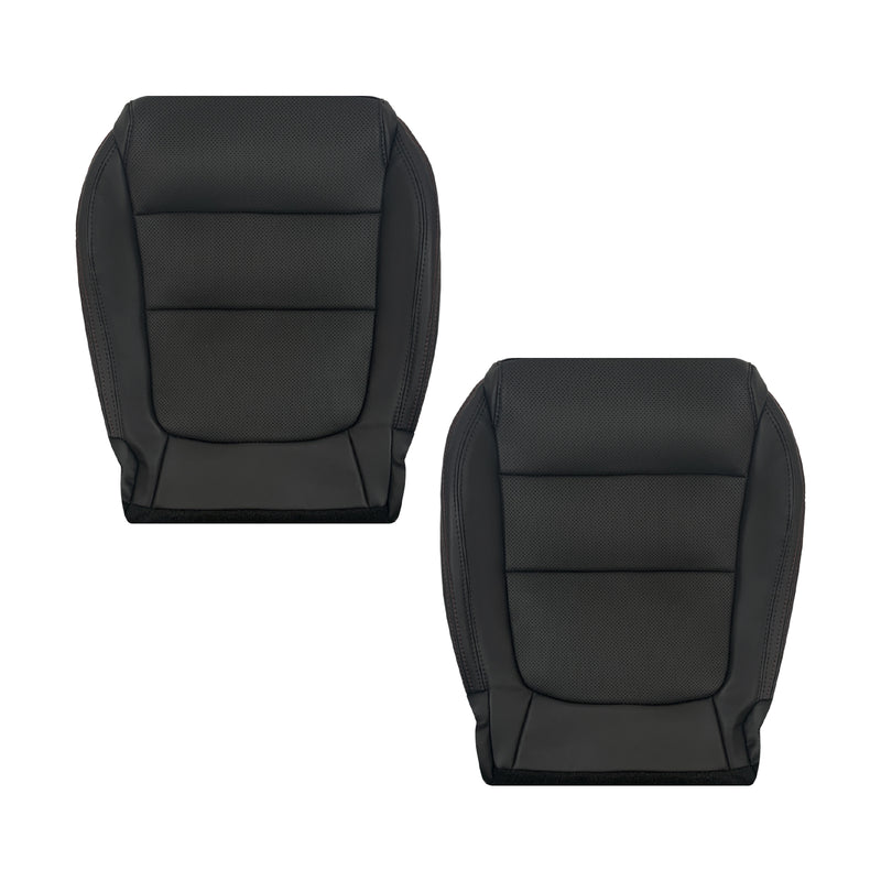 2013 to 2015 For Mazda CX-5 Driver Passenger Black Perforated Leather Seat Cover