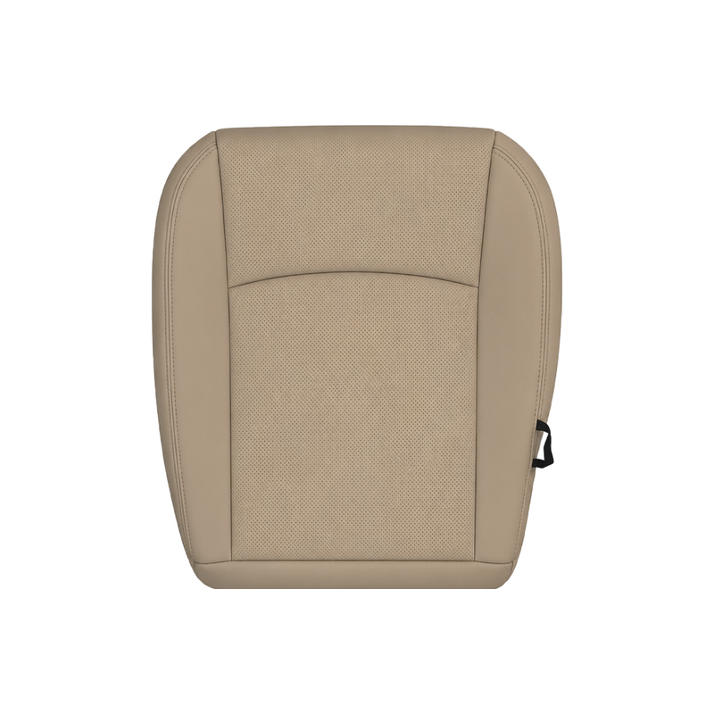 2013 2014 2015 2016 2017 2018 Dodge Ram 1500 2500 3500 4500 5500 Replacement Perforated Synthetic Leather Seat Cover Light Frost “Tan"