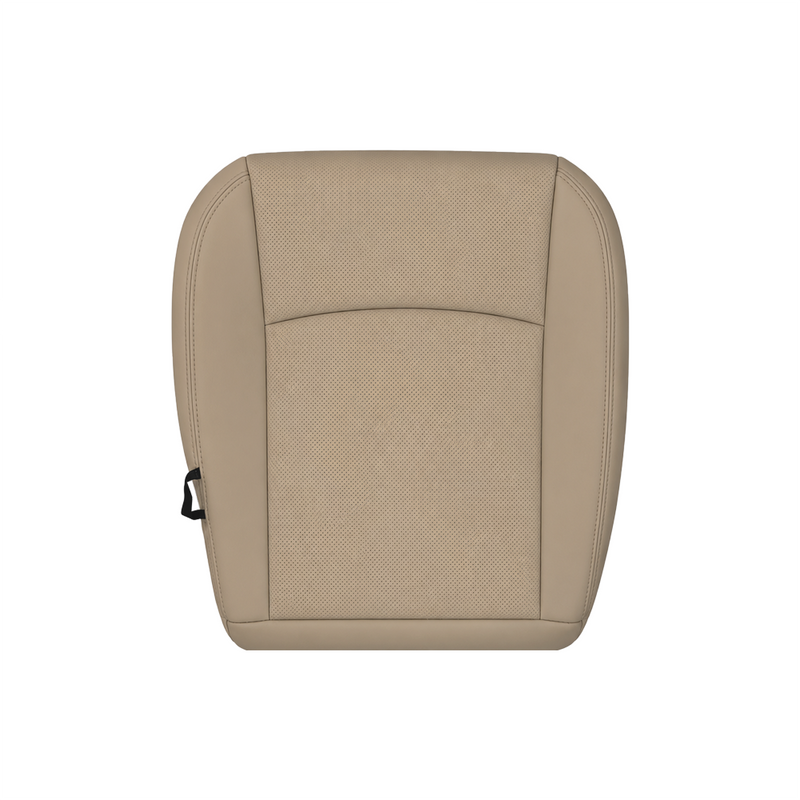 2013 2014 2015 2016 2017 2018 Dodge Ram 1500 2500 3500 4500 5500 Replacement Perforated Synthetic Leather Seat Cover Light Frost “Tan"
