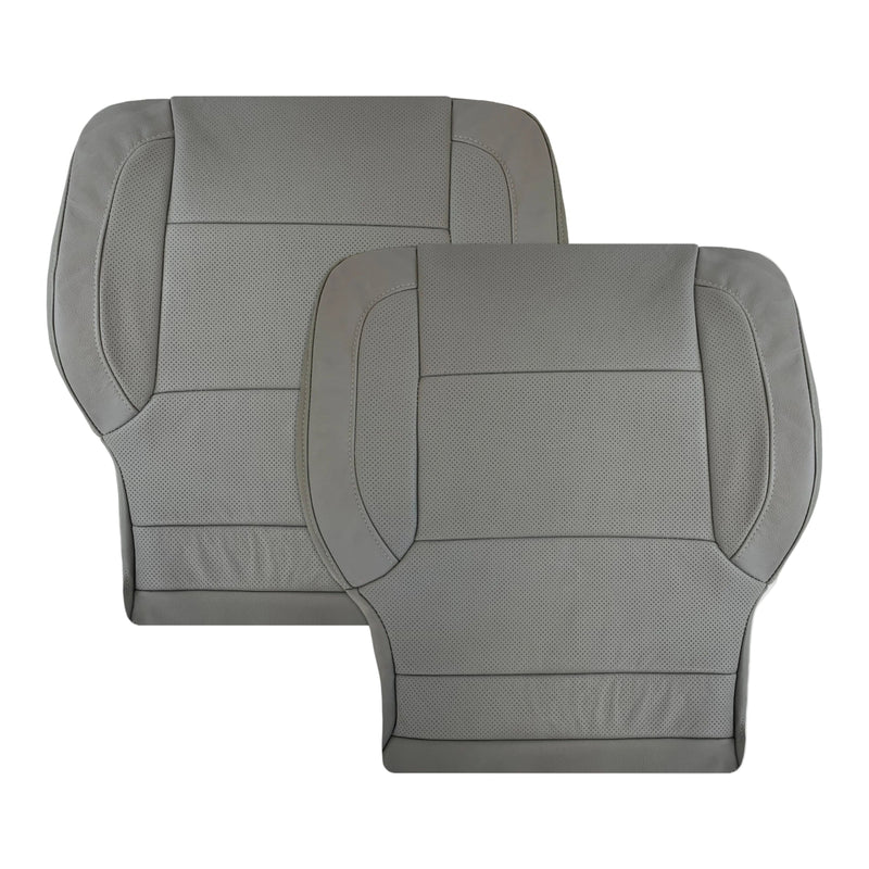 2014 2015 2016 2017 2018 2019 Chevy Silverado Tahoe Suburban & GMC Yukon PERFORATED Leather Seat Cover Replacement in Black, Gray, or Tan - Auto Seat Replacement