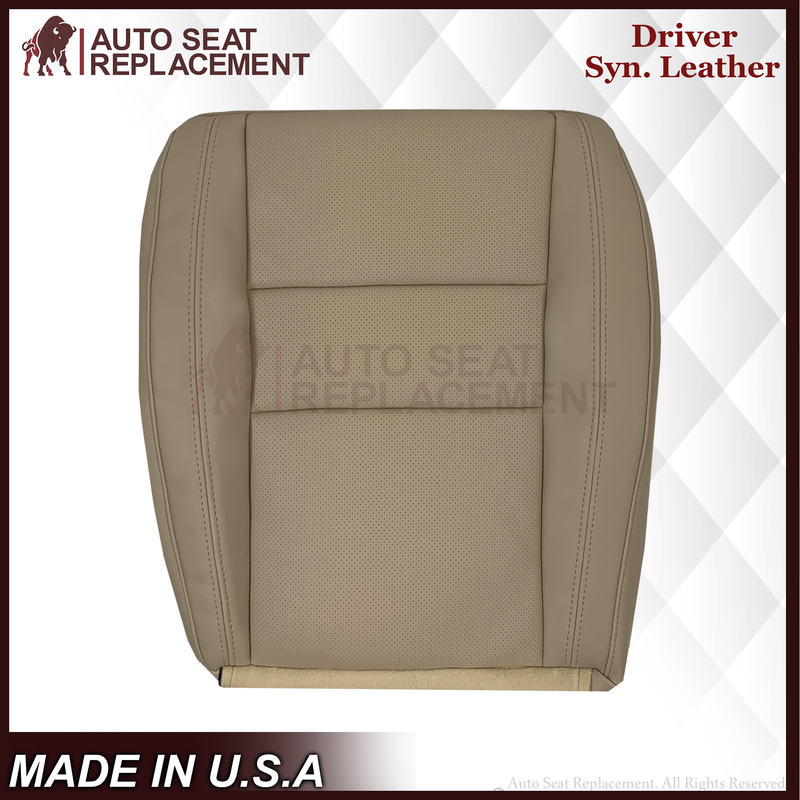 2014-2019 Dodge Durango Citadel Limited SXT R/T GT replacement seat upholstery in Light Frost Tan.