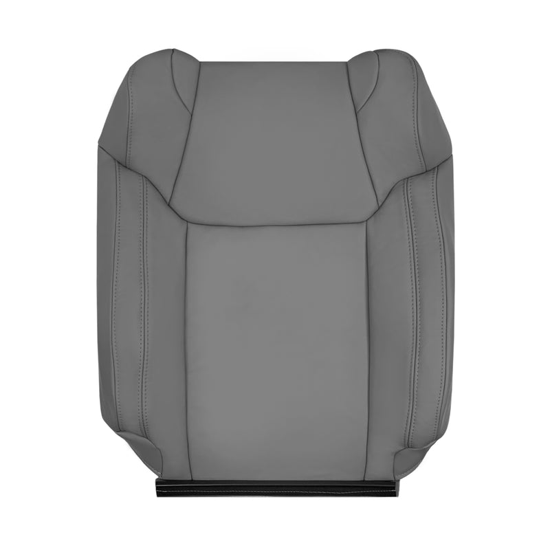 2014-2021 Toyota Tundra Work Truck Driver Passenger Leather Seat Cover In Gray