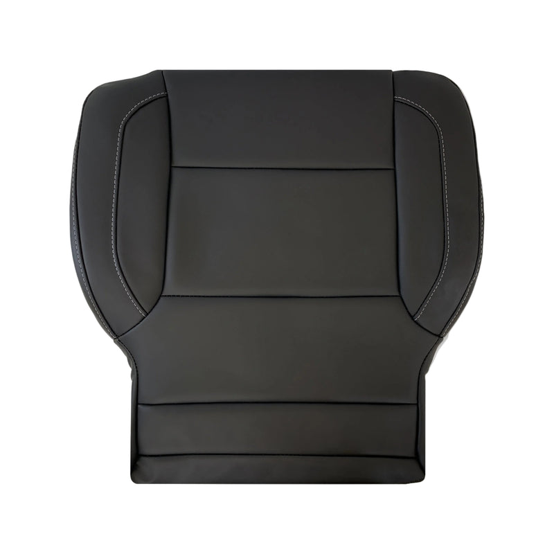 2014 2015 2016 2017 2018 2019 Chevy Silverado Tahoe Suburban & GMC Yukon SOLID Leather Seat Cover Replacement in Black, Gray, or Tan - Auto Seat Replacement