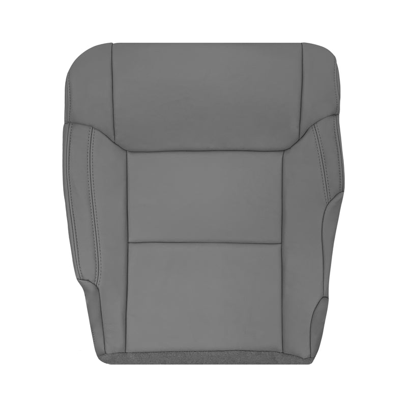 2014_2021 Fits Toyota Tundra Work Truck Driver Passenger Leather Replacement Seat Cover In Graphite Gray