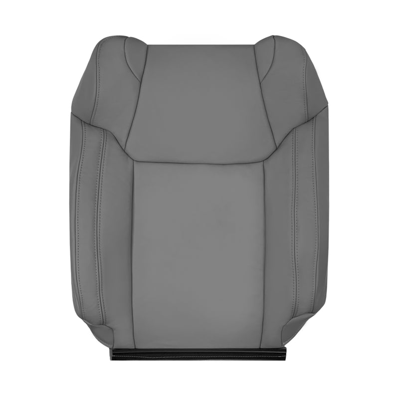 2014_2021 Fits Toyota Tundra Work Truck Driver Passenger Leather Replacement Seat Cover In Graphite Gray