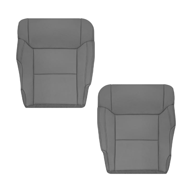 2014-2021 Toyota Tundra Work Truck Driver Passenger Leather Seat Cover In Graphite Gray
