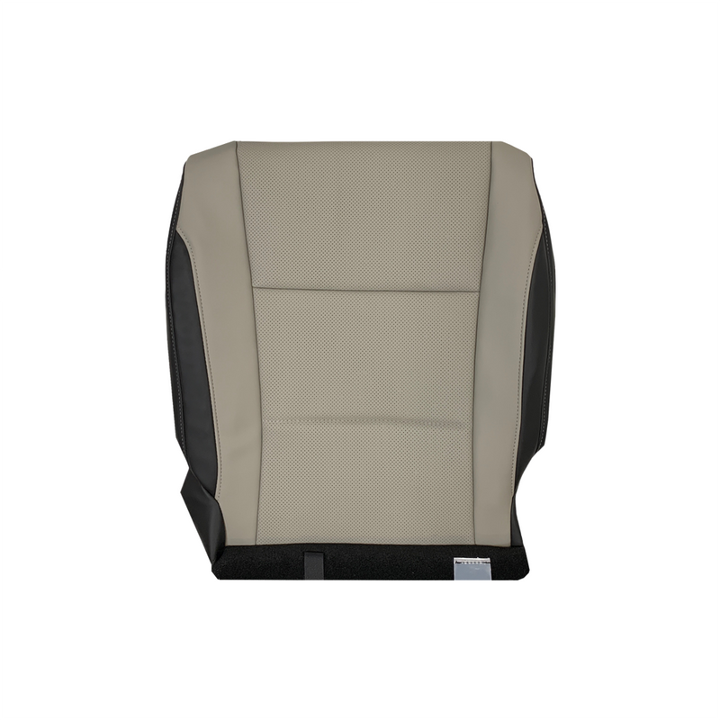 2016-2022 Fits Lexus RX350 RX450h - Perforated Synthetic Leather Seat Cover: 2-Tone Gray & Black